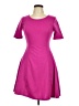 Maison Jules Solid Pink Cocktail Dress Size M - photo 1