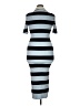 A.L.C. Stripes Blue Casual Dress Size XL - photo 2
