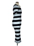 A.L.C. Stripes Blue Casual Dress Size XL - photo 4