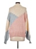 MNG Color Block Pink Pullover Sweater Size S - photo 2
