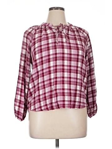 Market and Spruce 3/4 Sleeve Blouse (view 1)
