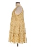 AUW 100% Polyester Yellow Casual Dress Size L - photo 5