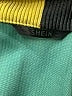 Shein Color Block Green Coat Size S - photo 6