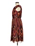 Jax 100% Polyester Print Brown Cocktail Dress Size 6 - photo 5