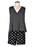 Madewell 100% Viscose Polka Dots Black Romper Size L - photo 1