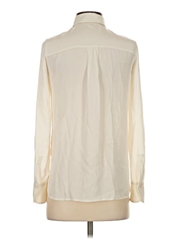 Vince. Long Sleeve Silk Top (view 2)