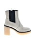 Free People Solid White Gray Ankle Boots Size EU 40 - photo 1