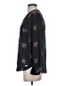 Tahari 100% Polyester Floral Black Long Sleeve Blouse Size XS - photo 5