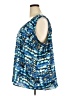 Fashion Bug 100% Polyester Blue Sleeveless Blouse Size 3X - photo 5