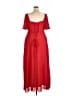 Unbranded 100% Polyester Red Cocktail Dress Size 18 - photo 2