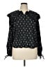 Universal Thread Black Long Sleeve Blouse Size XL - photo 1