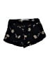 Kimchi Blue 100% Rayon Floral Black Shorts Size 0 - photo 1