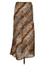 Sense Animal Print Brown Casual Skirt Size L - photo 1