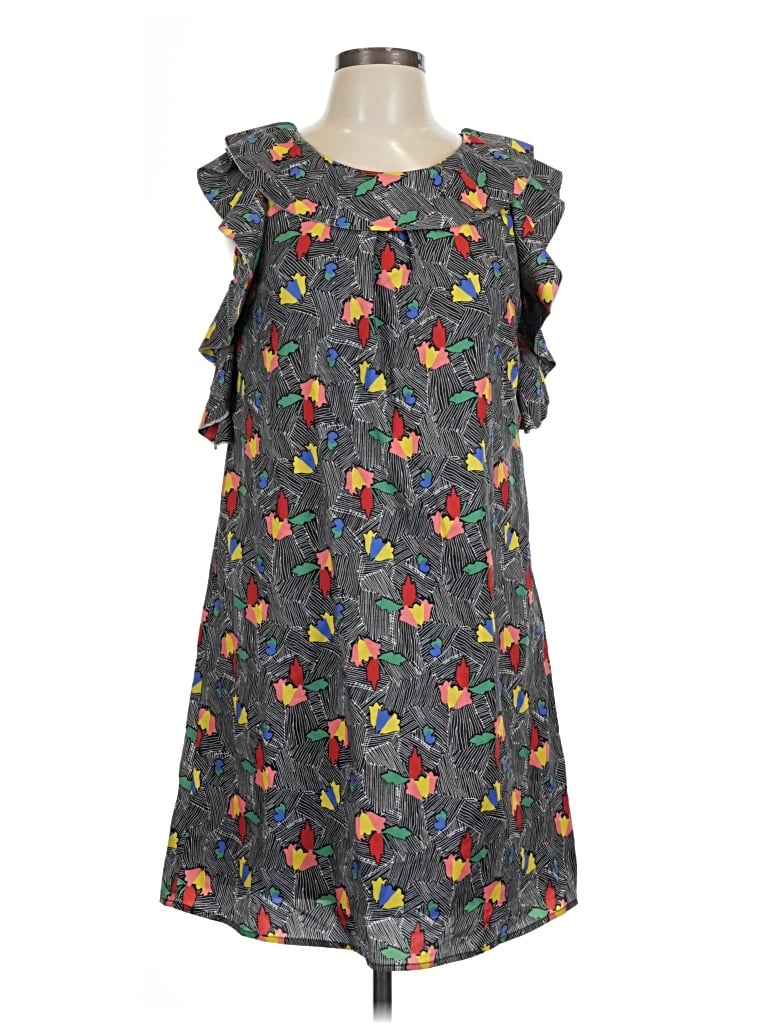 Pre-owned Molly Bracken Casual Dress In Gray