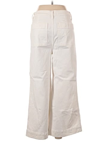 Madewell Emmett Wide-Leg Crop Jeans in Tile White (view 2)