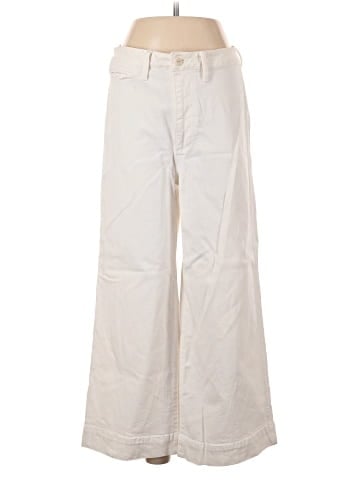 Madewell Emmett Wide-Leg Crop Jeans in Tile White (view 1)