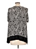 Rafaella Black Short Sleeve Blouse Size L - photo 2