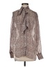 Reiss Brown Long Sleeve Blouse Size 2 - photo 1