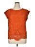 Tiny 100% Polyester Orange Sleeveless Blouse Size XL - photo 1