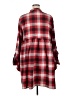 Suzanne Betro 100% Polyester Red 3/4 Sleeve Blouse Size 1X - photo 2