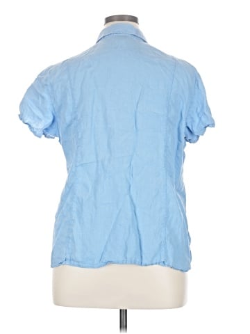 J.Jill Short Sleeve Button-Down Shirt (view 2)