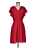 Halogen 100% Polyester Solid Red Casual Dress Size S - photo 1
