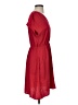 Halogen 100% Polyester Solid Red Casual Dress Size S - photo 4