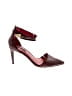 Charles Jourdan Burgundy Heels Size 9 1/2 - photo 1