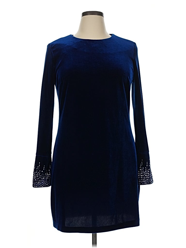 Pre-owned Calvin Klein Cocktail Dress In Blue