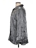 Elementz Metallic Silver Long Sleeve Blouse Size XL - photo 5