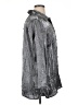 Elementz Metallic Silver Long Sleeve Blouse Size XL - photo 4