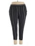 Jessica Simpson 100% Viscose Stripes Black Casual Pants Size XXL - photo 1