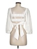 Shein 100% Polyester Ivory 3/4 Sleeve Blouse Size 6 - photo 2