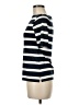 Next 100% Tencel Stripes Black Short Sleeve Turtleneck Size 6 - photo 5