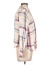 Maurices 100% Rayon Plaid Ivory Long Sleeve Button-Down Shirt Size L - photo 4