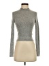 Me To We Metallic Silver Turtleneck Sweater Size XS - photo 1
