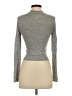 Me To We Metallic Silver Turtleneck Sweater Size XS - photo 2