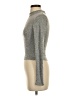 Me To We Metallic Silver Turtleneck Sweater Size XS - photo 5