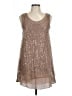 Doki Geki 100% Polyester Stars Brown Cocktail Dress Size L - photo 1