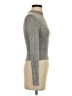 Me To We Metallic Silver Turtleneck Sweater Size XS - photo 4