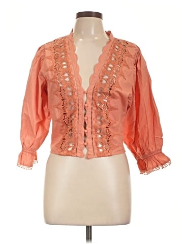 Free People 3/4 Sleeve Blouse (view 1)