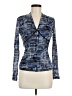 Axcess 100% Polyester Blue Long Sleeve Blouse Size M - photo 1