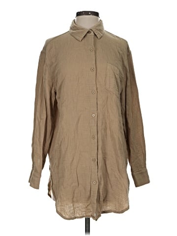 Mustard Seed Long Sleeve Button-Down Shirt (view 1)