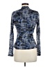 Axcess 100% Polyester Blue Long Sleeve Blouse Size M - photo 2