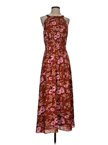 Madewell Halter Midi Dress in Hillside Daisies (view 1)