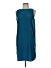 Caslon 100% Polyester Solid Teal Cocktail Dress Size XS - photo 1