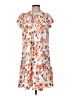 Unbranded 100% Polyester Print White Casual Dress Size M - photo 1