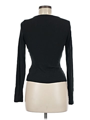 Madewell Brightside Finerib V-Neck Long-Sleeve Tee (view 2)