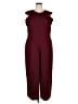 J.Crew 100% Polyester Solid Burgundy Jumpsuit Size 20 (tall) - photo 1