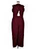 J.Crew 100% Polyester Solid Burgundy Jumpsuit Size 20 (tall) - photo 2